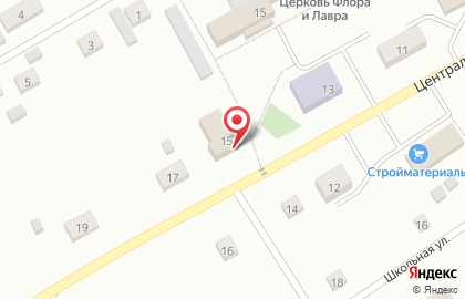 Аптека Виктория на Центральной улице на карте