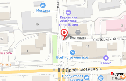 Средняя общеобразовательная школа №61 с углубленным изучением отдельных предметов на улице Ленина на карте