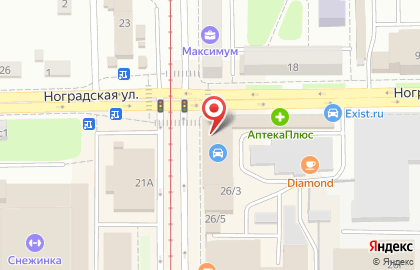 Салон-парикмахерская Рапсодия на Институтской улице на карте
