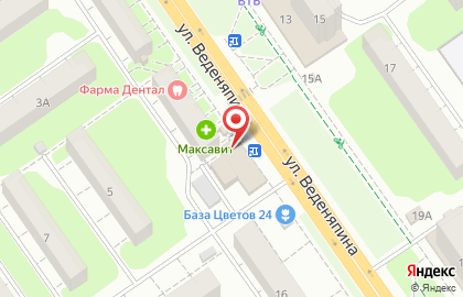 Банкомат Волго-Вятский банк Сбербанка России на улице Веденяпина, 14а на карте