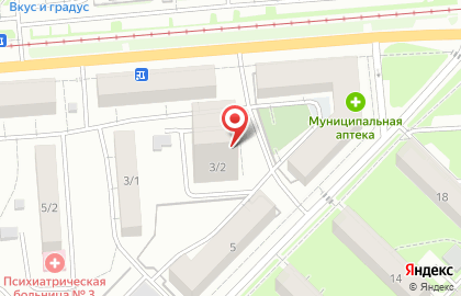 Продуктовый магазин в Новосибирске на карте