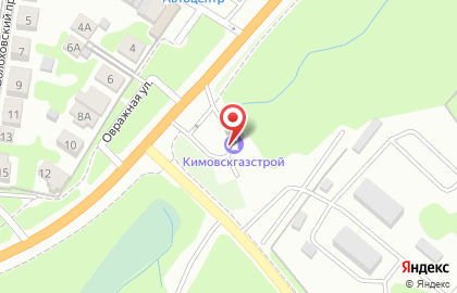Кимовскгазстрой на Рязанской улице на карте
