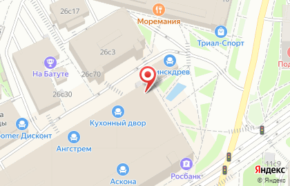 Салон кухонной мебели Атлас-Люкс на улице Ленинская Слобода на карте