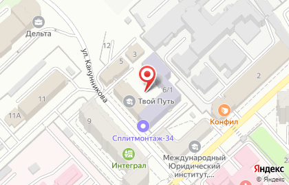 Столовая м х в Ворошиловском районе на карте