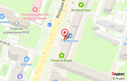 Салон ЦветНовТорг на Большой Московской улице, 112 на карте