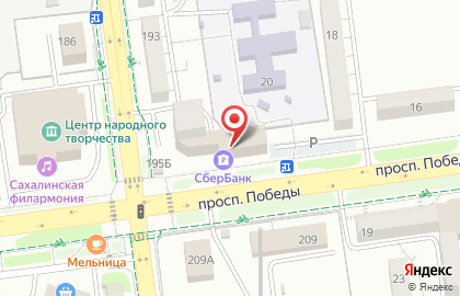 Страховая компания СберСтрахование в Южно-Сахалинске на карте