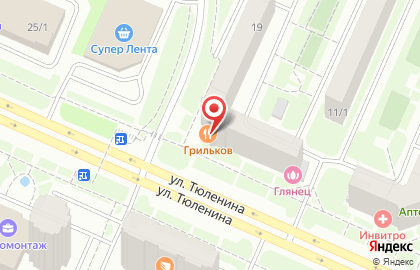 Суши-маркет Евразия в Калининском районе на карте