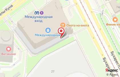 Ресторан быстрого питания Шахерезада в Фрунзенском районе на карте