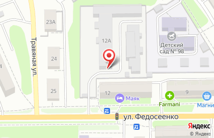 Нижегородское производственное объединение Автопромагрегат на улице Федосеенко на карте