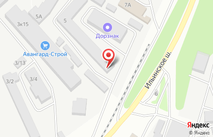 Мебельный цех №1 в Центральном районе на карте