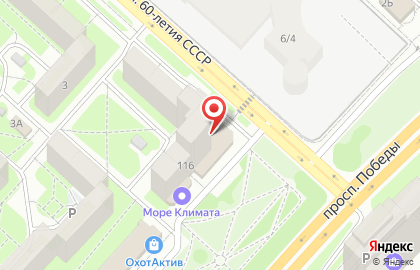 Магазин снаряжения для страйкбола Союзник в Октябрьском районе на карте