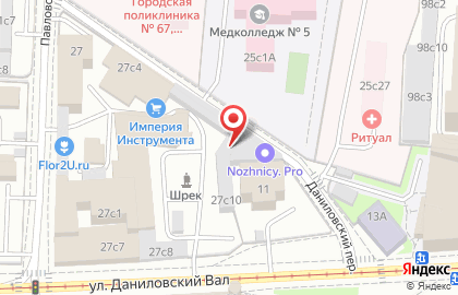Федерация со-кёкусин каратэ в Даниловском районе на карте