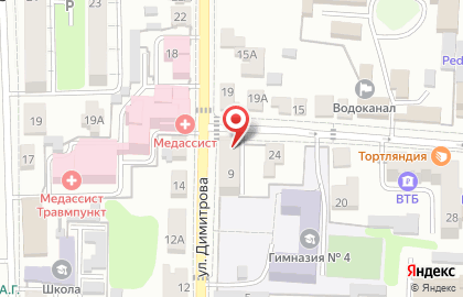 Центр клининга ДОМовёнок в Центральном районе на карте