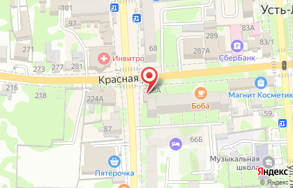 Микрокредитная организация ДеньгиСрочно на Красной улице на карте