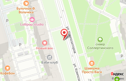 Автостоянка в Санкт-Петербурге на карте