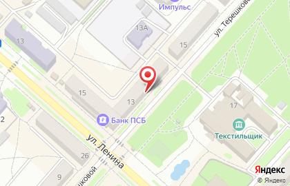 Салон Мир Оптики на улице Терешковой на карте