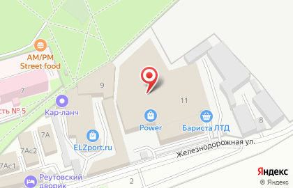 Союз на Железнодорожной улице на карте