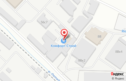 Торгово-строительная компания Комфорт-Строй в Советском районе на карте