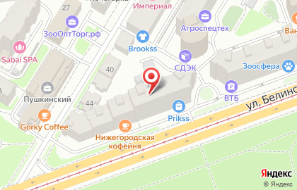 Группа компаний Экопром в Нижегородском районе на карте