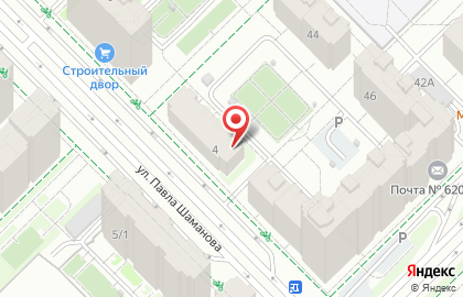 Академический, ЗАО РСГ-Академическое на улице Павла Шаманова на карте