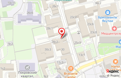 Столовая в Москве на карте