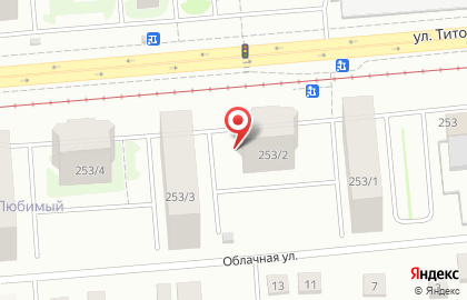 Продуктовый магазин Любимый в Ленинском районе на карте