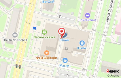 Магазин Желтый бегемот в Череповце на карте
