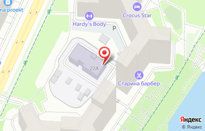 Детский сад Золотая рыбка №49 на Красногорском бульваре на карте