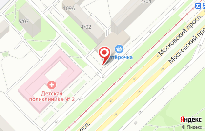 Шаурма На Московском на карте