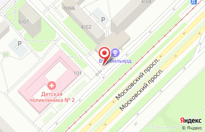 Шаурма На Московском на карте