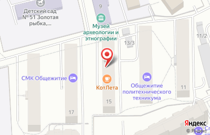 Рябинушка на улице Катаева на карте