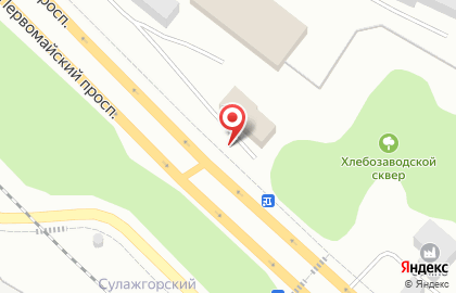 Авто-100 на Первомайском проспекте на карте