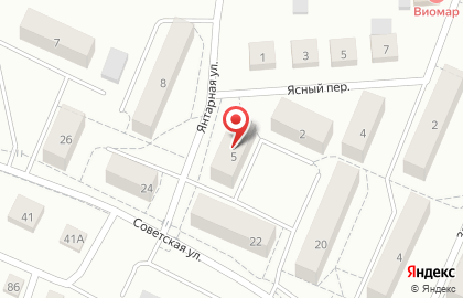 Спортивный клуб каратэ Союз на Янтарной улице на карте