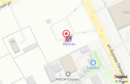 Заправочная станция Трансгаз на улице Бурова-Петрова на карте