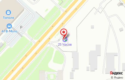 Автомойка 25 часов на проспекте Металлургов, 3г на карте