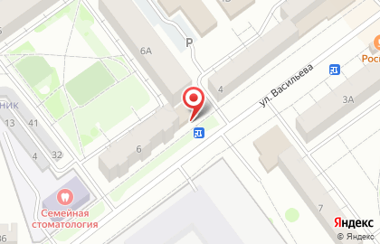 Фирменный магазин Пижанка на улице Васильева на карте