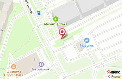 Строительная компания Строительный трест на Малой Бухарестской улице на карте