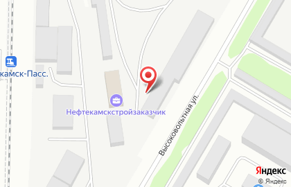 Городская больница г. Нефтекамска на Высоковольтной улице на карте