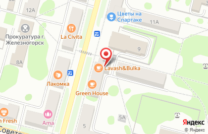Магазин детской одежды Olly kids в Железногорске на карте