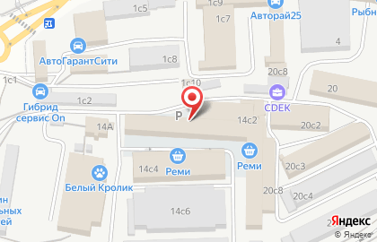 Торговый центр Реми в Первореченском районе на карте