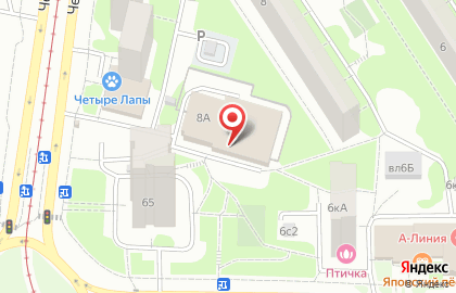 Перекресток на улице Академика Янгеля на карте