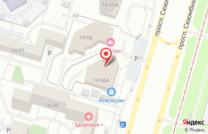 Soho на проспекте Сююмбике на карте