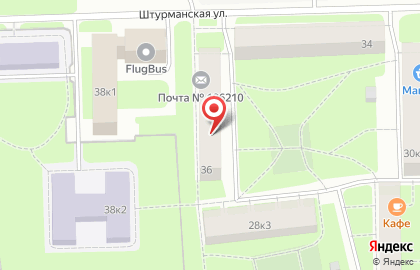 Центр бытовых услуг на проспекте Ветеранов на карте