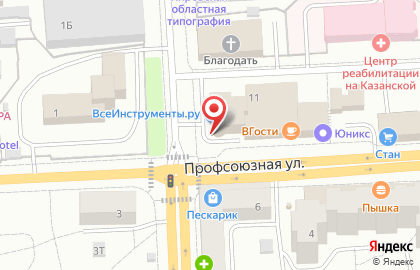 Компания по продаже радар-детекторов, видеорегистраторов и навигаторов Автоцифра на Профсоюзной улице на карте