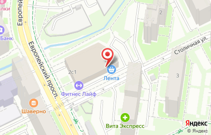 Торговый центр Европа-Центр на карте