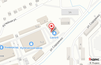Фабрика мягкой мебели Анюта во Владивостоке на карте