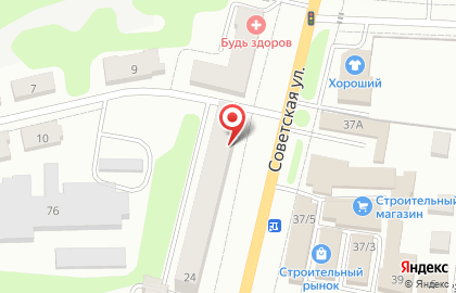 Магазин штор, карнизов и текстиля для дома Лидертекстиль на карте