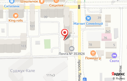 Парикмахерская Чайка на проспекте Ленина на карте