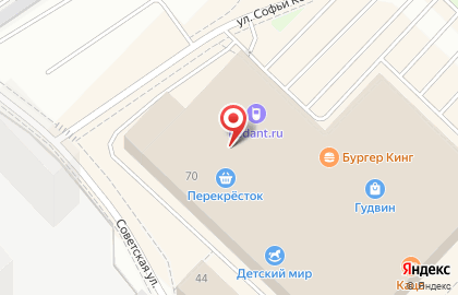 Гипермаркет Карусель на улице Максима Горького на карте