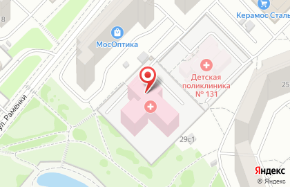 Дирекция по обеспечению деятельности государственных учреждений здравоохранения Западного административного округа Москвы на карте